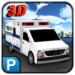 ambulance parking android application logo